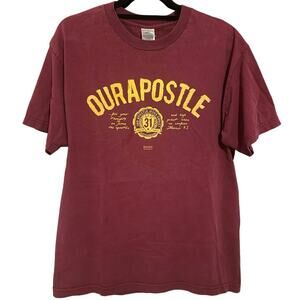 Vintage Y2K Our Apostle Jesus Christ Aéropostale Parody Jesus Shirt Adult Large